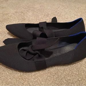 Rothy’s black ballet flats size 9.5